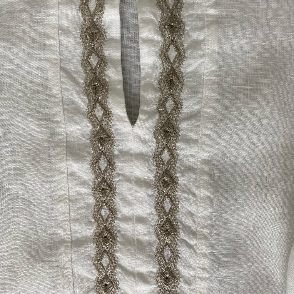 LA FEE Maraboute linen top/ tunic, size 42 ⭐️ Host Pick ⭐️ - Picture 7 of 8